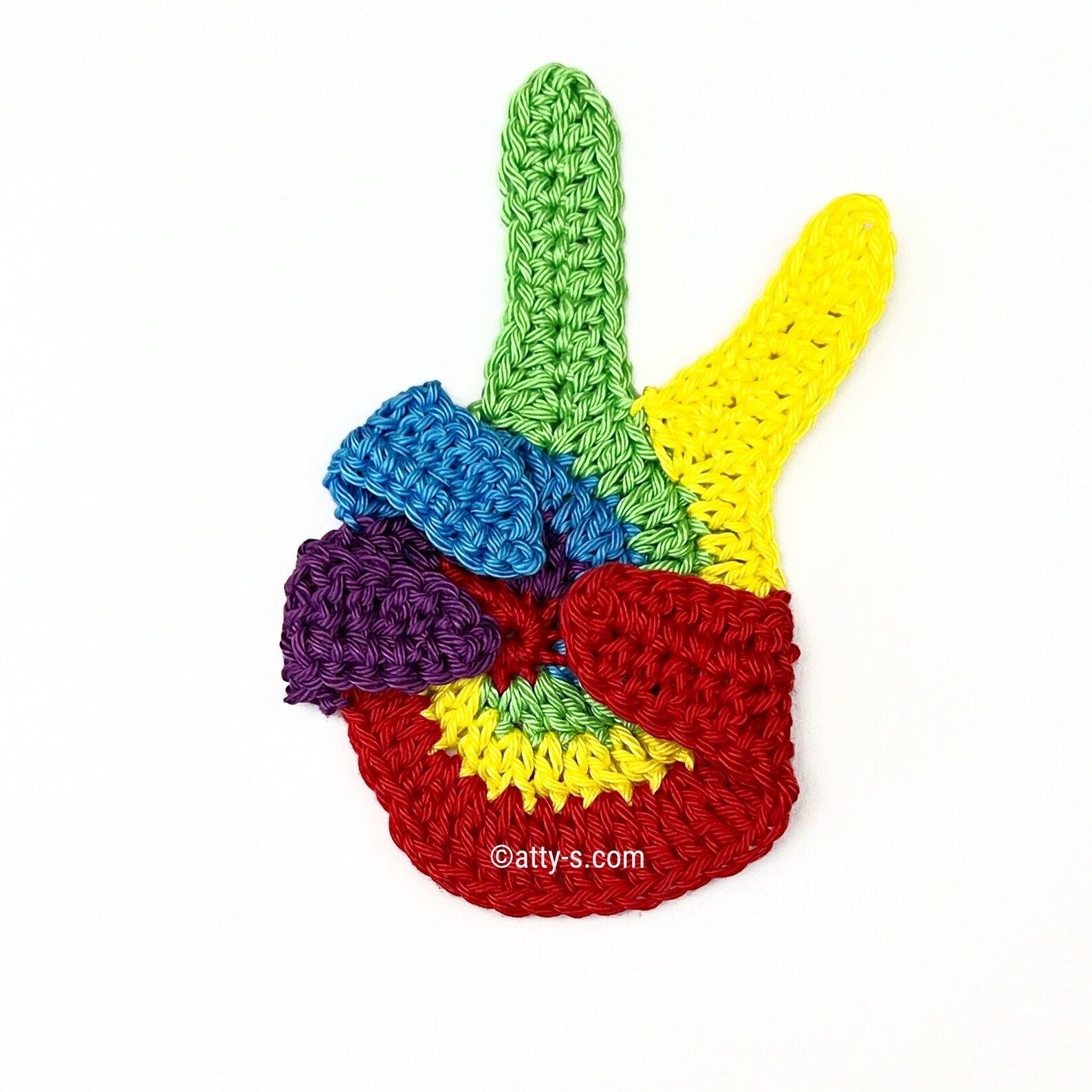 Swirly Hand Crochet Pattern PDF - Etsy