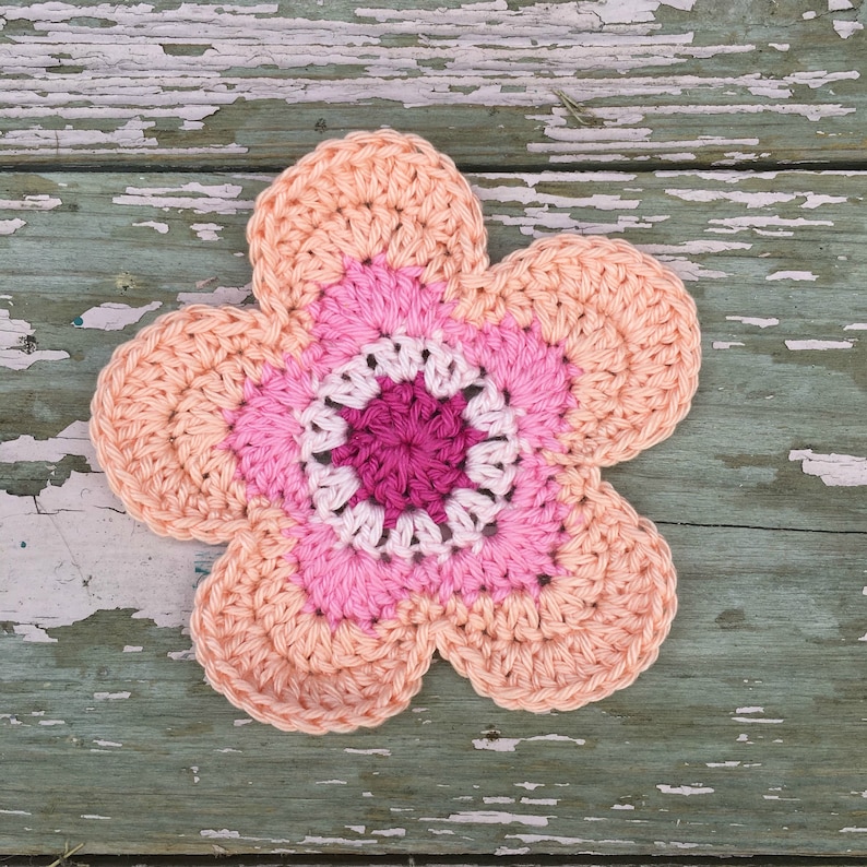 PDF-virkmönster för Flower Power-underlägg bild 2
