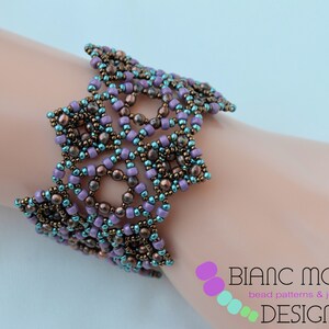 Sophia un tutorial sul braccialetto inglese | perline tonde perline lucidate a fuoco 11/0 15/0 8/0 perline |