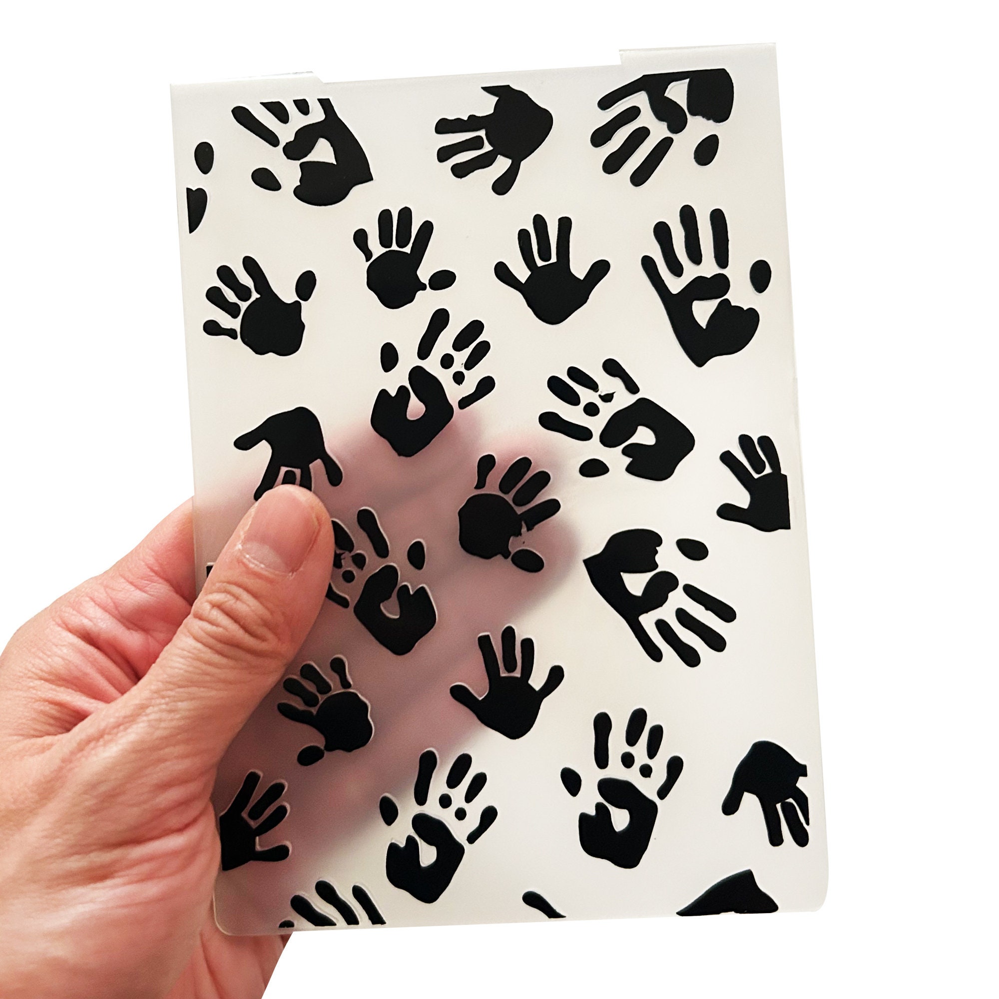 Hand Prints Embossing Folder | 1 Piece - Etsy
