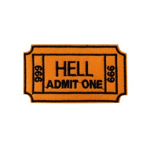 Ticket to Hell Patch  |   1 Piece