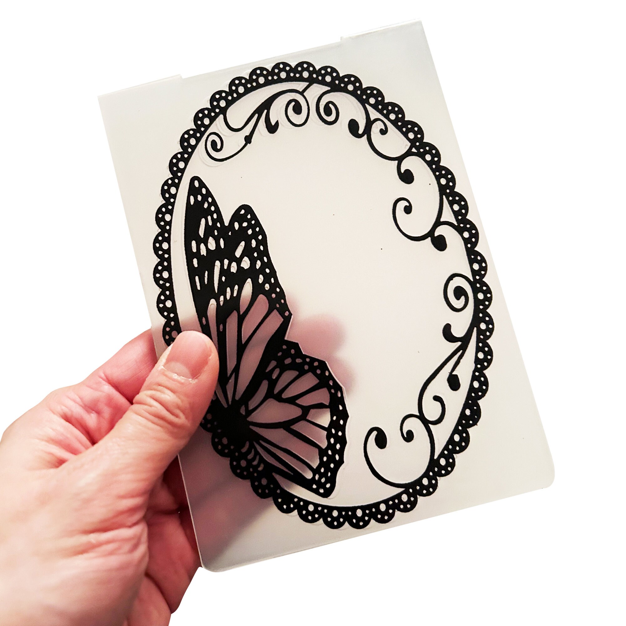 Butterfly Frame Embossing Folder | 1 Piece - Etsy