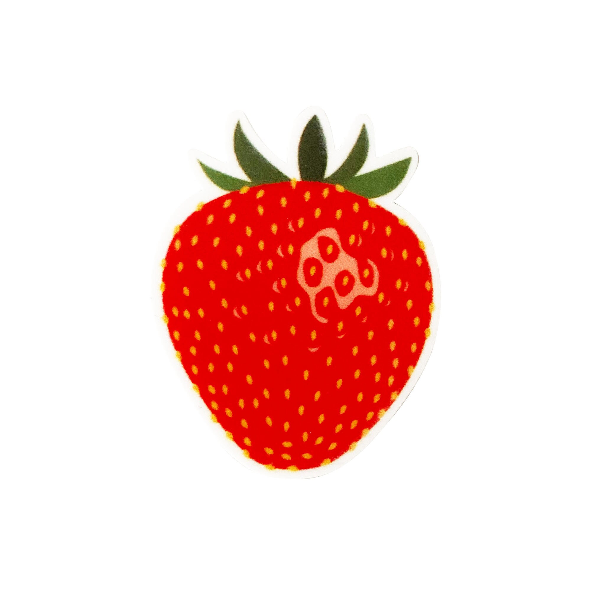 Strawberry #1  |  1 piece  |  Planar Resin Flatback Embellishment
