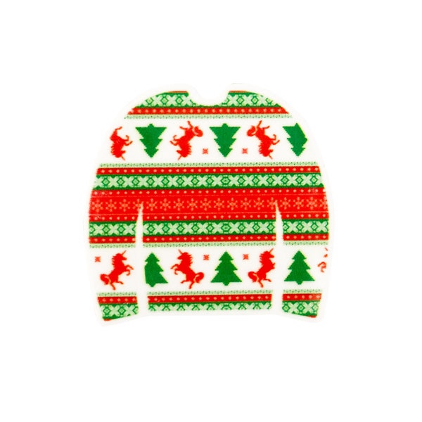 Christmas Ugly Sweater   |   1 piece  |  Planar Resin Flatback Embellishment