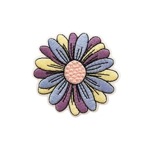Purple Yellow Blue Sunflower Patch  |  1 Piece