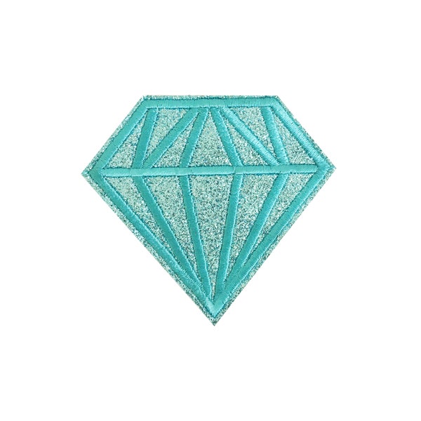 Blue Diamond Sparkly Patch  |   1 Piece