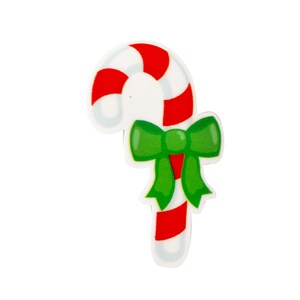 Christmas Candy Cane  |  1 Piece  |  Planar Resin Flatback Embellishment