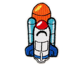 Rocket Ship #2 / Spaceshuttle Patch  |  1 Piece