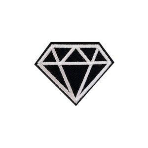 Small Black Diamond Patch  |   1 Piece