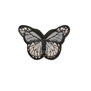 Small Grayscale Butterfly Patch  |  1 Piece