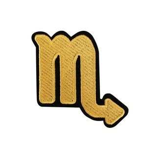 Scorpio Zodiac Symbol Patch  |  1 Piece