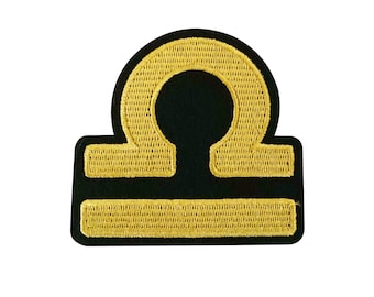 Libra Zodiac Symbol Patch  |  1 Piece