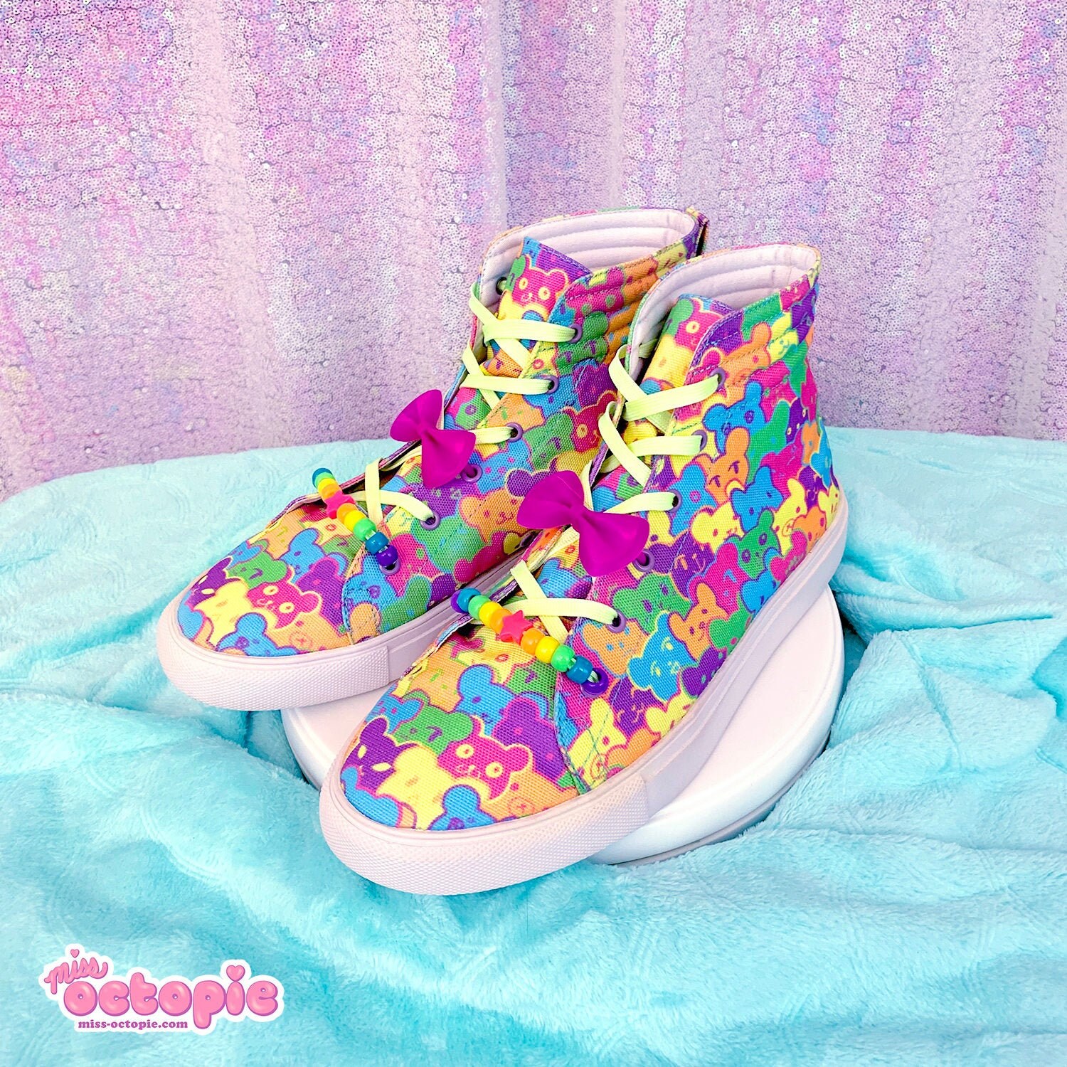 rainbow hi tops