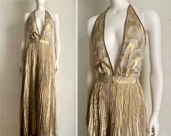 studio 54 gold dress