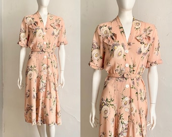 1940s Vintage Dress Etsy