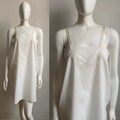 Vintage 1900s Edwardian Whites Night Shift With Drawnwork L
