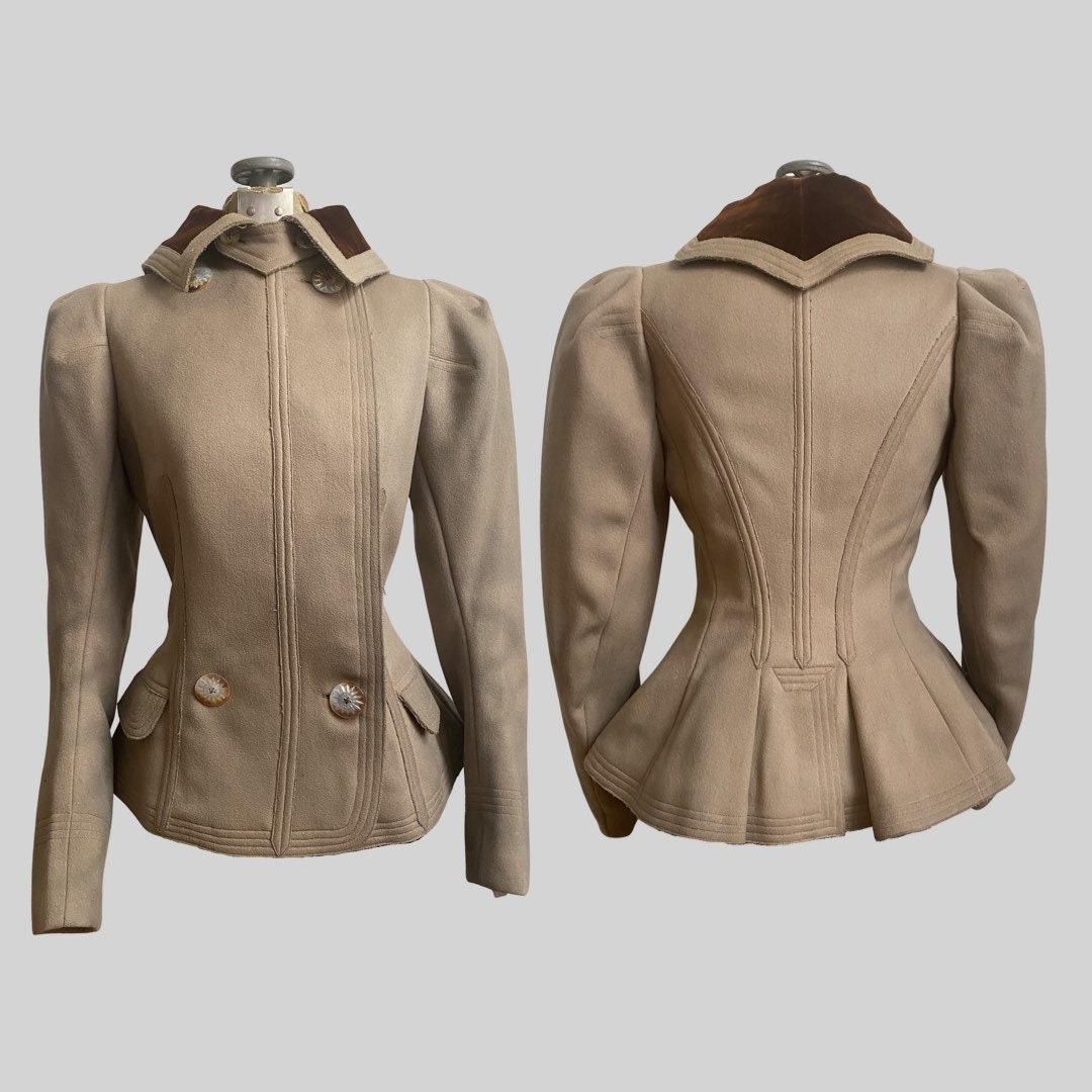 1890s Jacket - Etsy 激安特販 jacket handmade antique 【1890s貴重】French その他