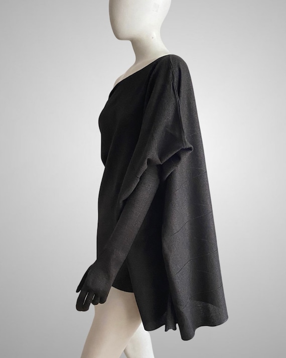 Rare 1980s ISSEY MIYAKE Textured Silk Single Glov… - image 5