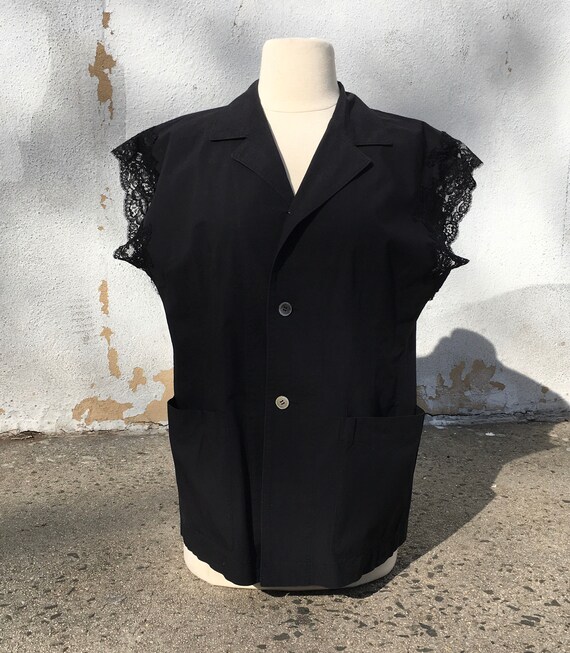 1980s COMME des GARCONS Robe de Chambre Blouse