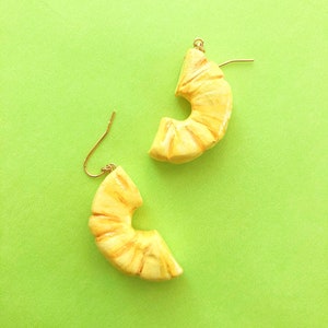 Pineapple slice Earrings | Handmade polymer clay earrings