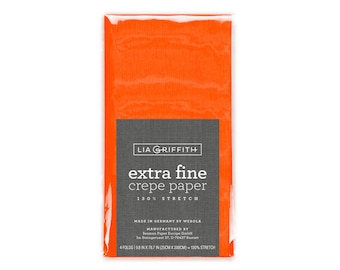 Lia Griffith Crepe Paper Extra Fine - Poppy