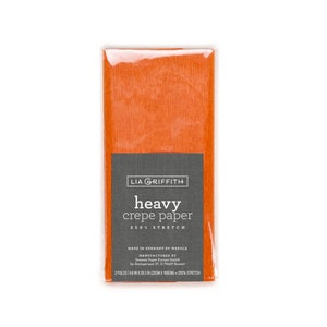 Lia Griffith Crepe Paper Heavy - Amber
