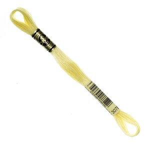DMC Embroidery Floss - Very Light Golden Yellow 3078