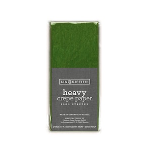 Lia Griffith Crepe Paper Heavy - Emerald