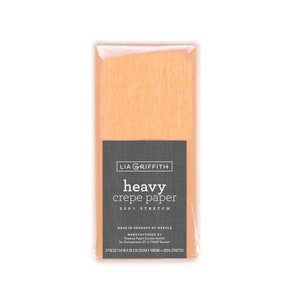 Lia Griffith Crepe Paper Heavy - Coral