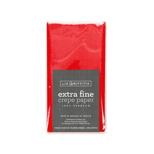 Lia Griffith Crepe Paper Extra Fine - Cherry