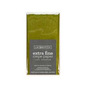 Lia Griffith Crepe Paper Extra Fine - Cypress