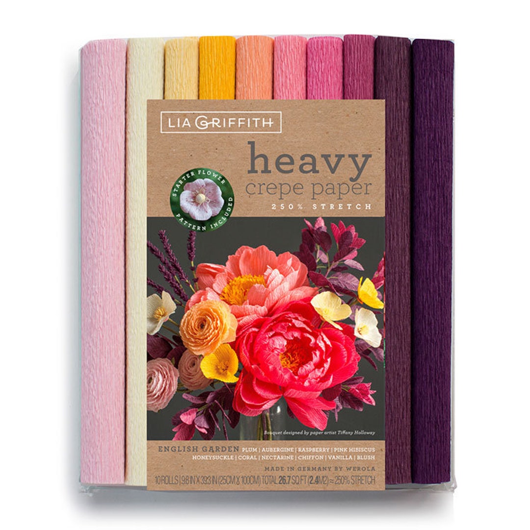 Lia Griffith Crepe Paper Heavy - English Garden - Etsy