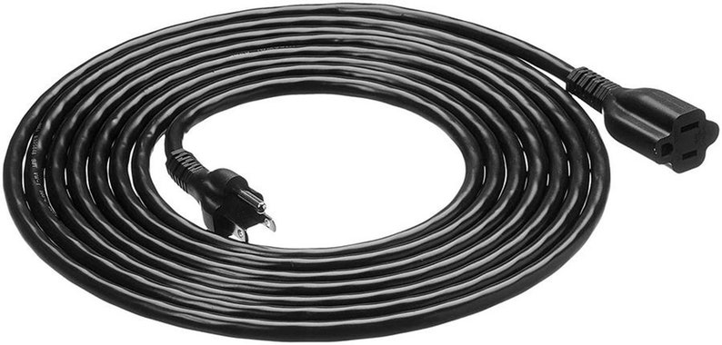 15 FT Black Power Cord