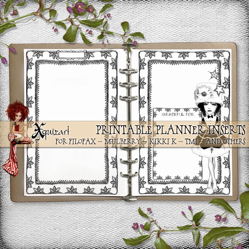 A5 Planner Insert 42 Printable Filofax Mulberry Kikki K Etsy