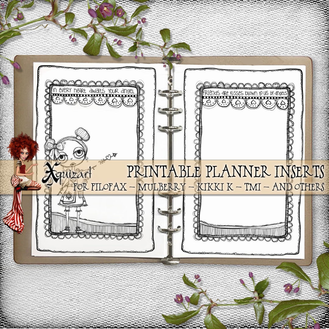 A5 Planner Insert 36 Printable Filofax Mulberry Kikki K Etsy