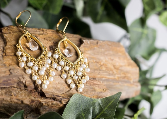 Designer Peacock Victorian Polki Dangler Bridal Earrings By Gehna Shop