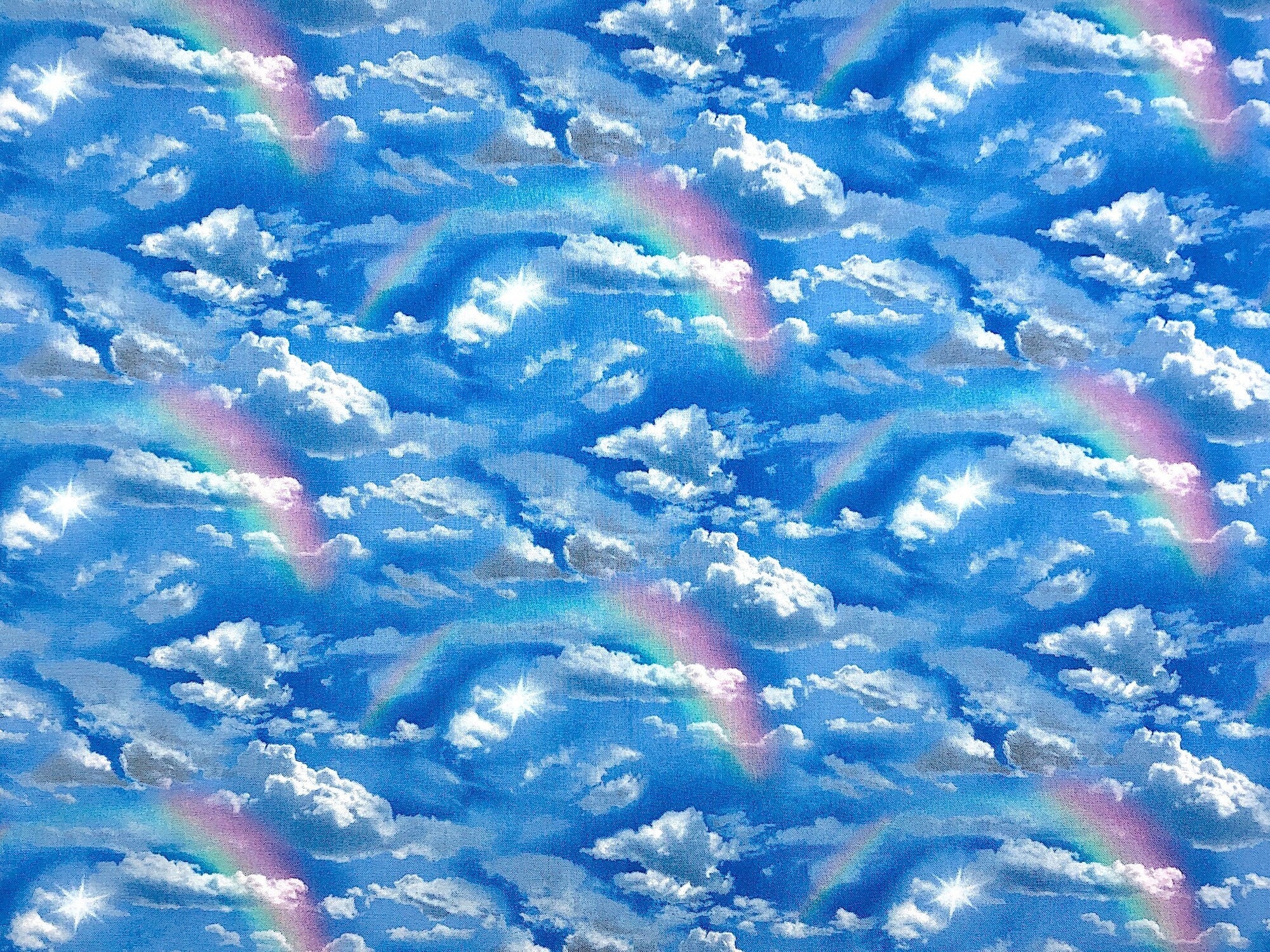 Landscape Medley Cloud and Sky Fabric - NAT-21