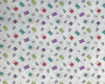 Sewing Themed Fabric - Sew Be It - Cotton Fabric - SEW-51