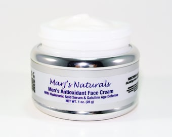 Men's Antioxidant Face Cream, Organic, Vegan 1 oz