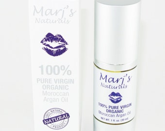 100% Pure Virgin Organic Moroccan Argan Oil 1 fl oz