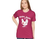 Chicken Mama T-Shirt | Chicken Tee Shirt | Farm | Chicken Lover | Crazy Chicken Lady | Farm Girl Tees | Chicken Tees For Women