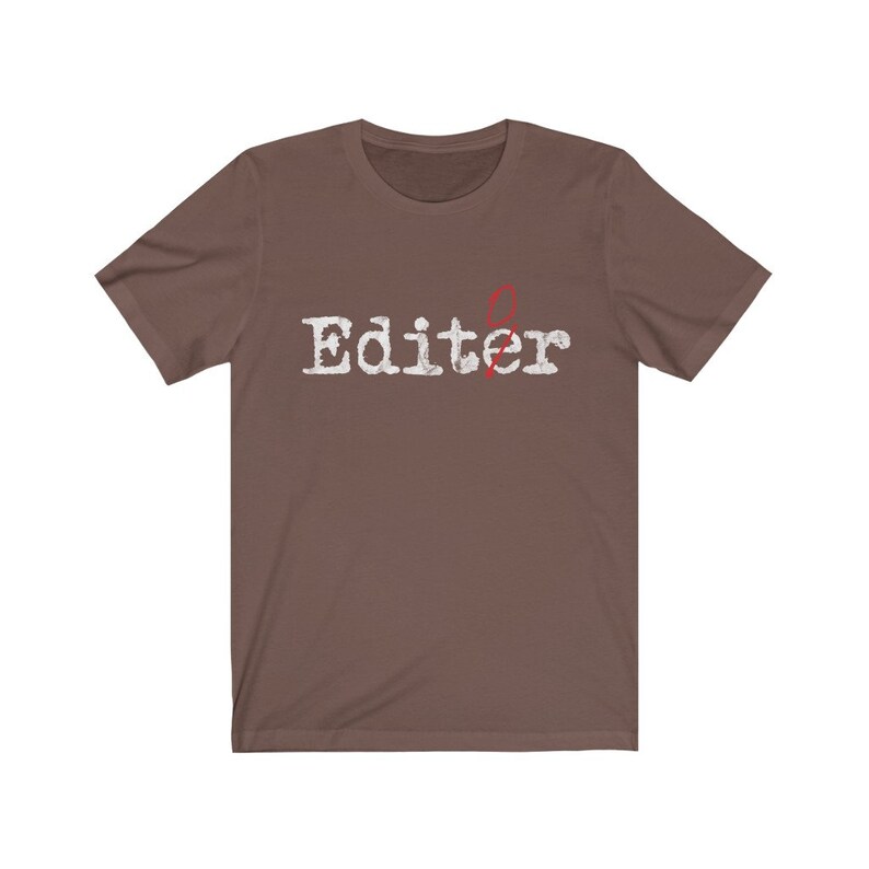 Editor Tee Shirt Editor T Shirt Editor T-Shirt Editor image 5