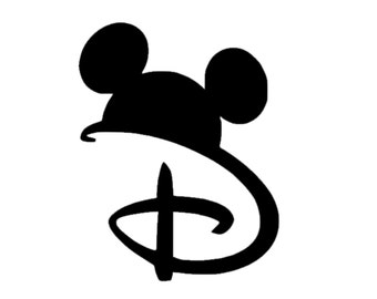 Mickey Mouse Ears with Capital D Decal | Disney Mickey Decal | Disney Mickey Mouse | Disney Mickey Mouse Decal | Disney Mickey Mouse Decals