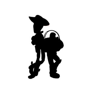 Disney Woody and Buzz Lightyear Decal | Toy Story Decal | Disney Buzz Lightyear Rider Couple | Disney Woody Decal | Disney Decal