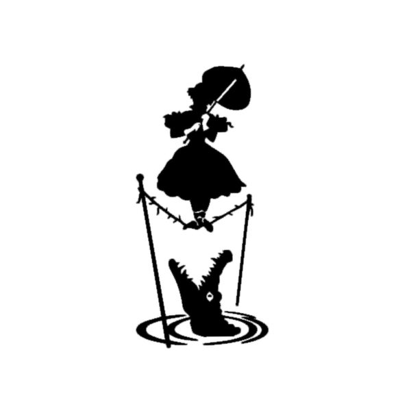 Haunted Mansion Tightrope Walker Decal | Sally Slater Decal | Disney Haunted Manxion Sticker | Disney Tightrope Decal | Walt Disney Decal