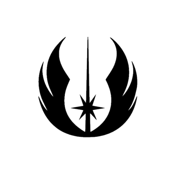 Jedi Knight Symbol Decal | Star Wars Decal | DisneyJedi Knight Symbol | Star Wars Car Decal | Car Decal | Jedi Knight Star Wars The Force