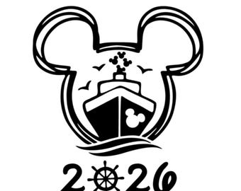 Disney Mickey Cruise Alaska Sticker, Disney Sticker Decal - Etsy