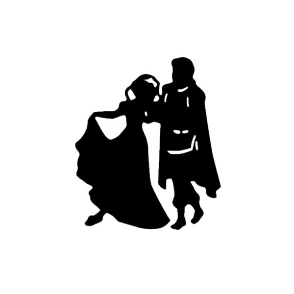 Disney Snow White and Prince Decal | Prince Florian Decal | Disney Snow White and Prince Couple | Disney Snow White Decal | Disney Couples