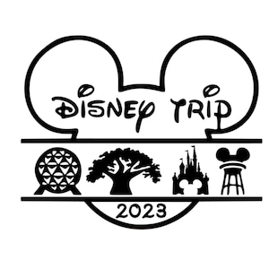 Disney Parks Trip Decal | Disney Vacation Decal | Disney Castle Sticker | Disney Vacation Trip Vinyl Decal | Magic Kingdom Vinyl Decals