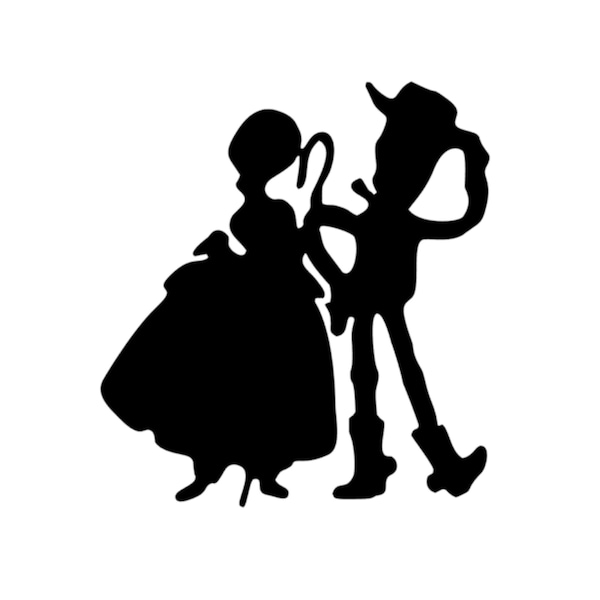 Disney Woody and Bo Peep Decal | Toy Story Decal | Disney Bo Peep and Woody | Disney Toy Story Decal | Disney Woody and Bo Peep Decal